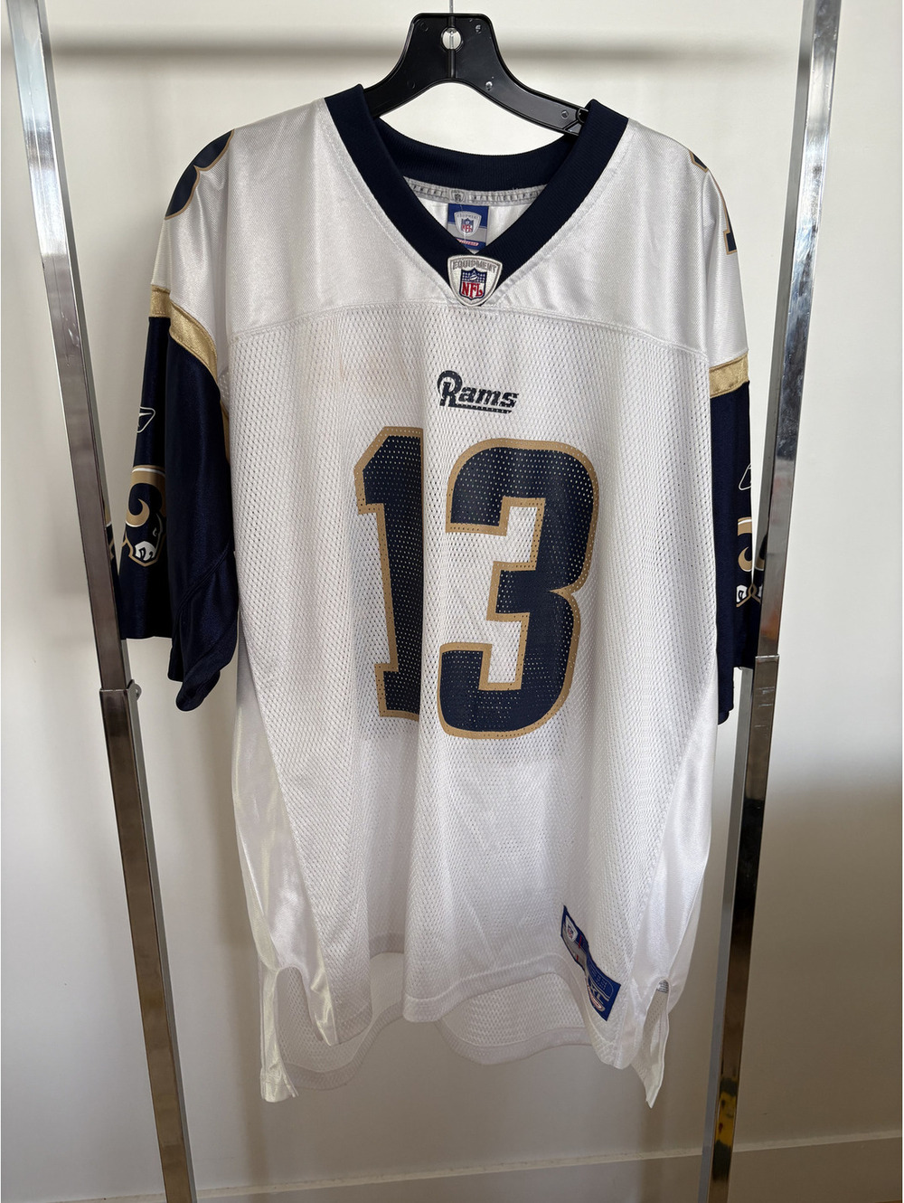 Kurt Warner St. Louis Rams Reebok Jersey, XL